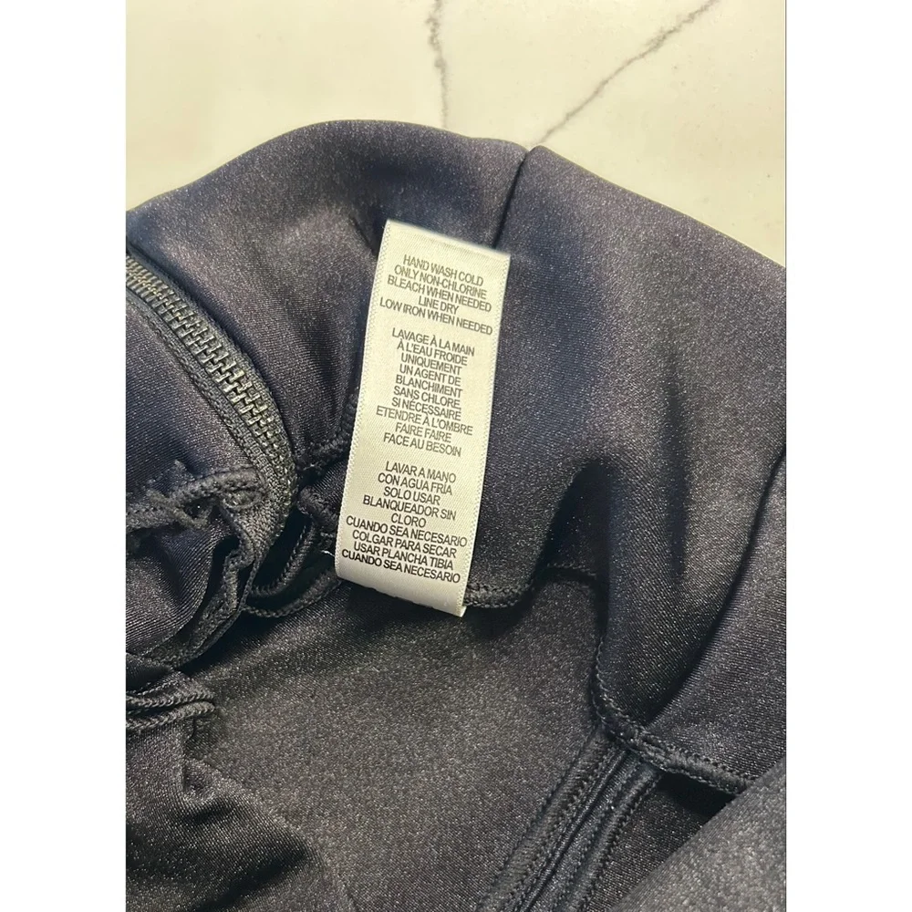 Good American The High Shine Black Leggings Skinny Cocktail Party - Picture 6 of 11